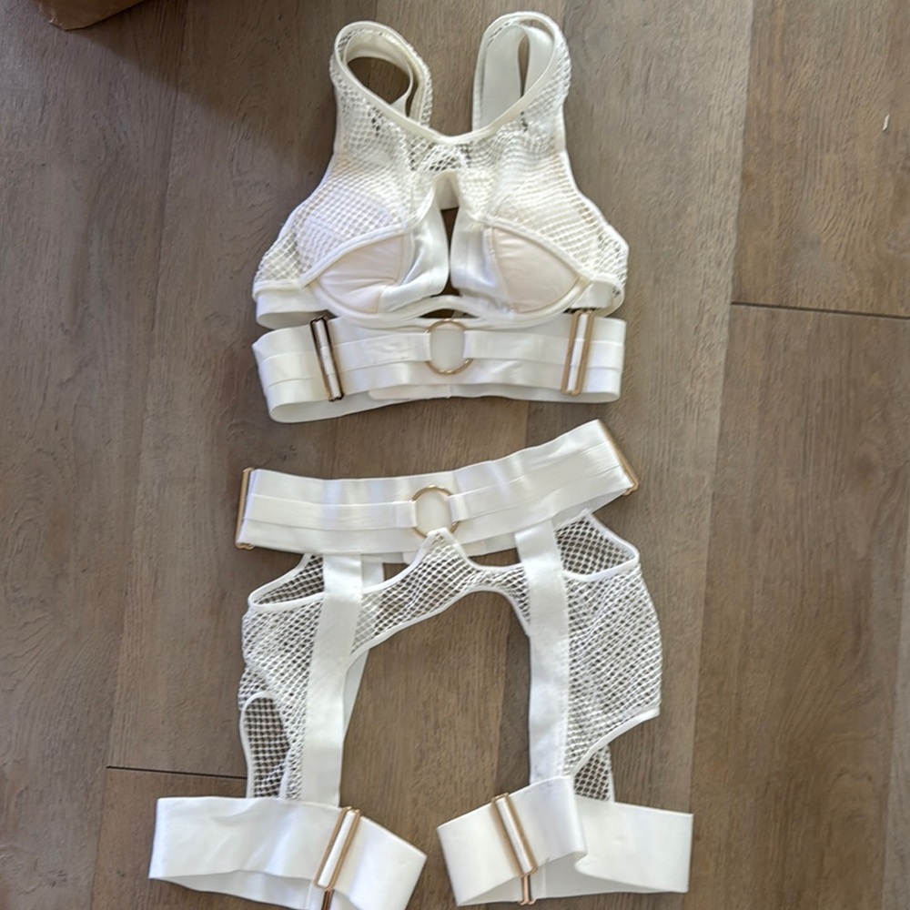 Honey Birdette 2020 White Lingerie Set